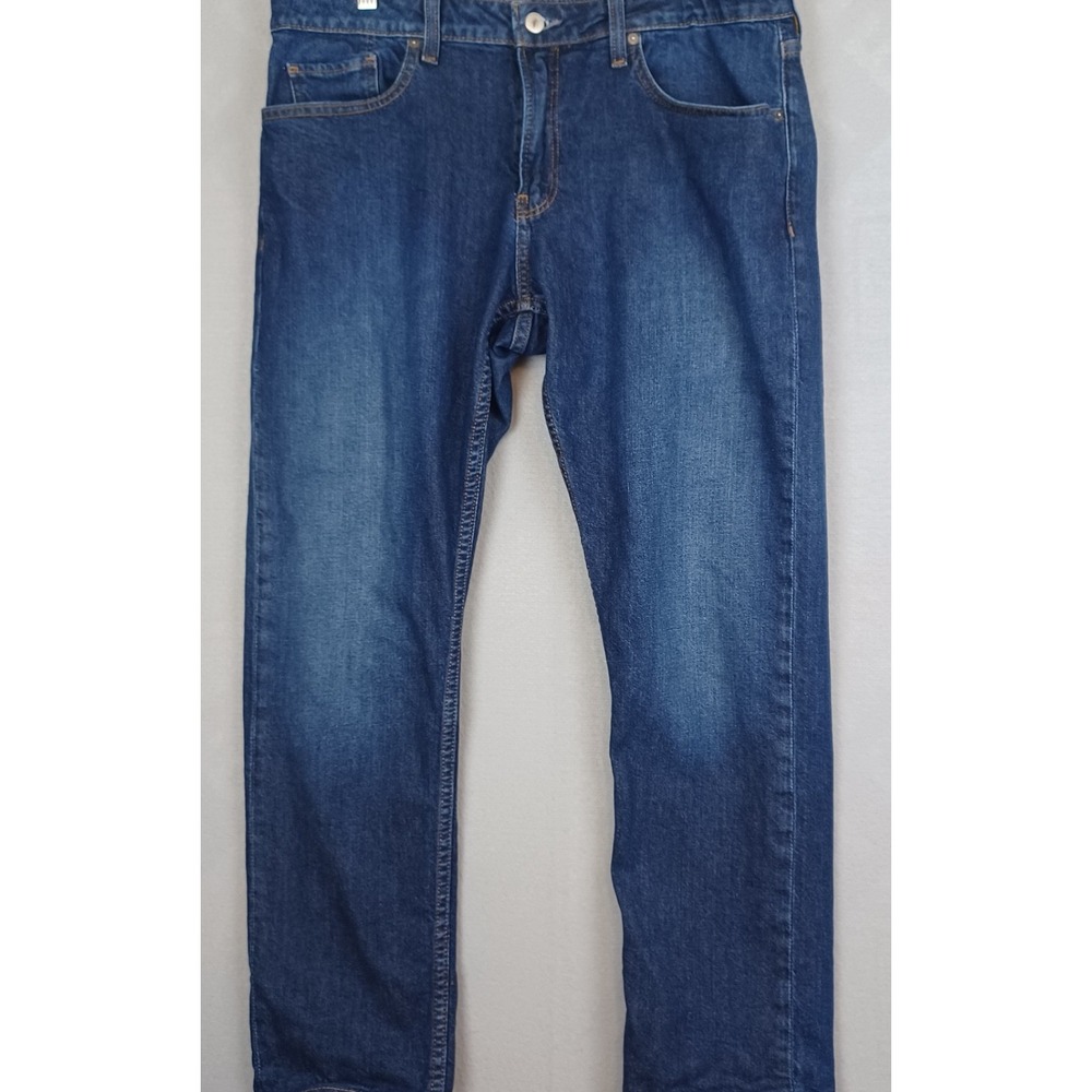Bonobos The Blue Jean Slim Fit Men's 35x32 (fits 32x28) Stretch Denim Blue